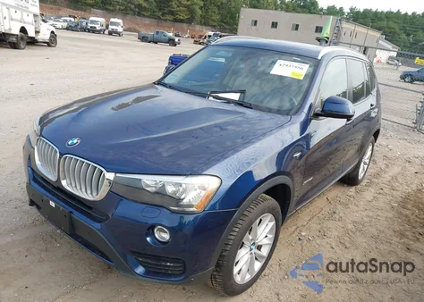 2017 BMW X3 xDrive28I из США, поврежденный, VIN 5UXWX9C3XH0W70889